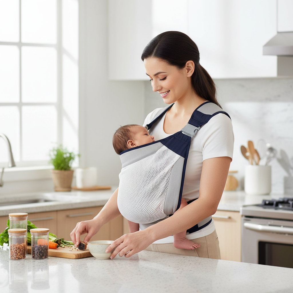 Baby Sling Carrier – Hands-Free Kitchen