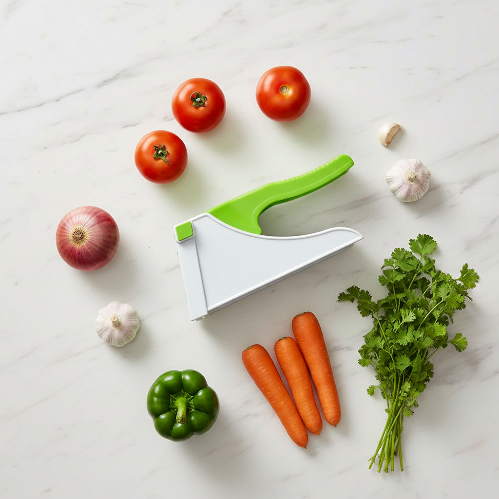 Vegetable Chopper – Top-Down Flat Lay